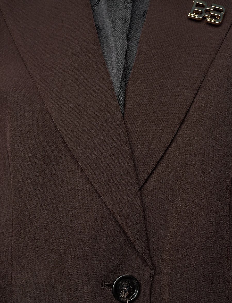Bruuns Bazaar - RubySusBBSora blazer - zweireihige blazer - dark brown - 2