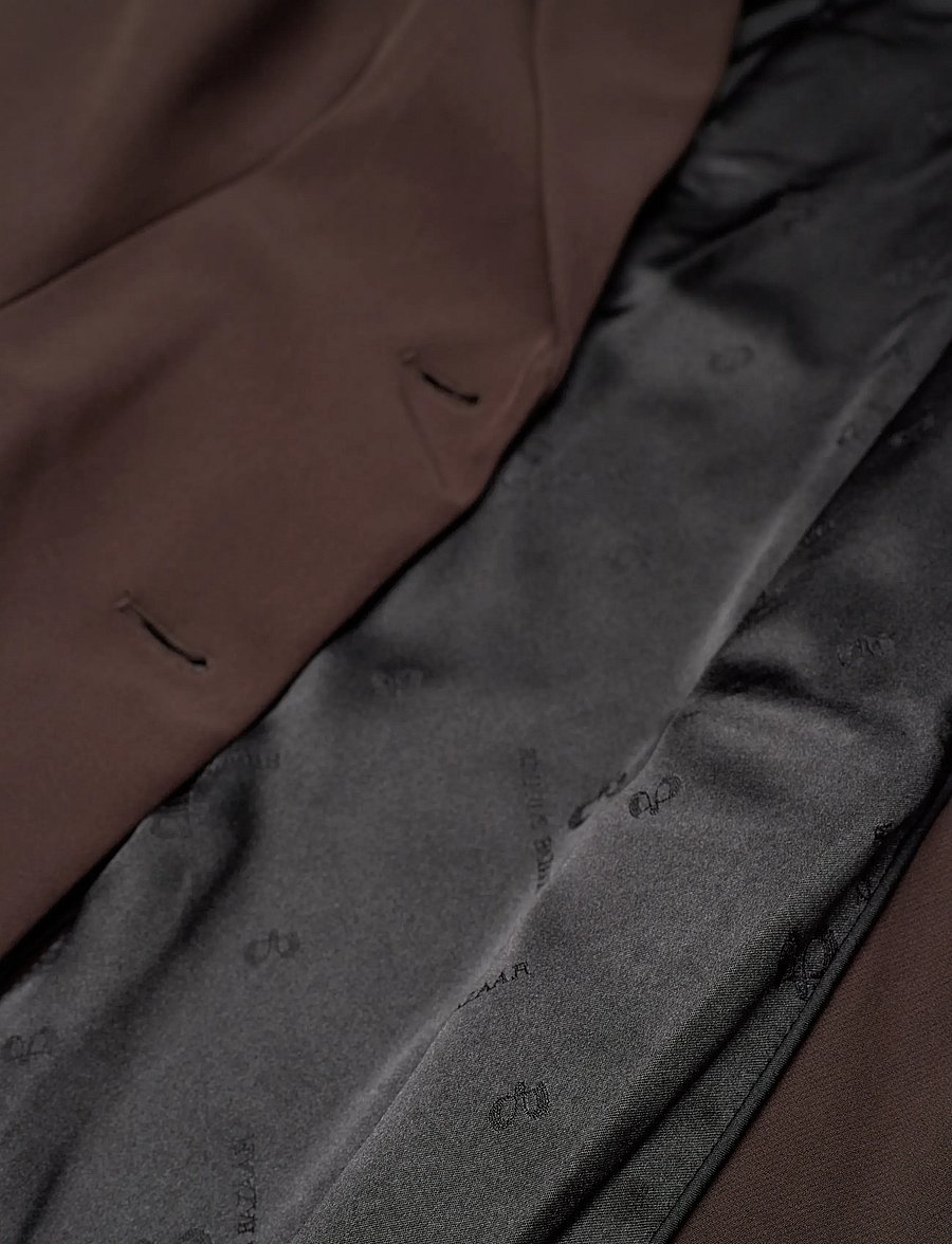 Bruuns Bazaar - RubySusBBSora blazer - zweireihige blazer - dark brown - 4