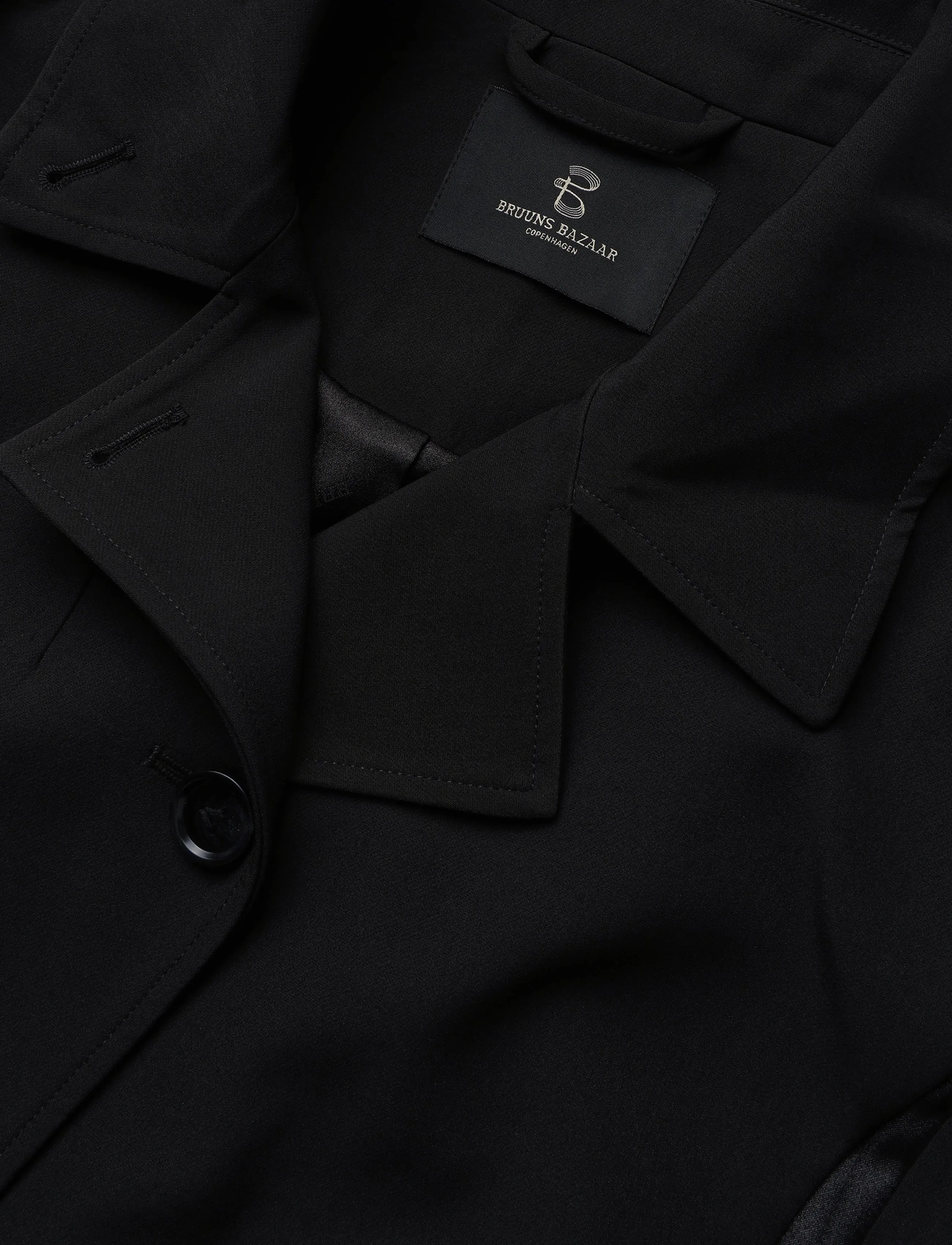 Bruuns Bazaar - RubySusBBLita waistcoat - Ülikonna vestid - black - 2