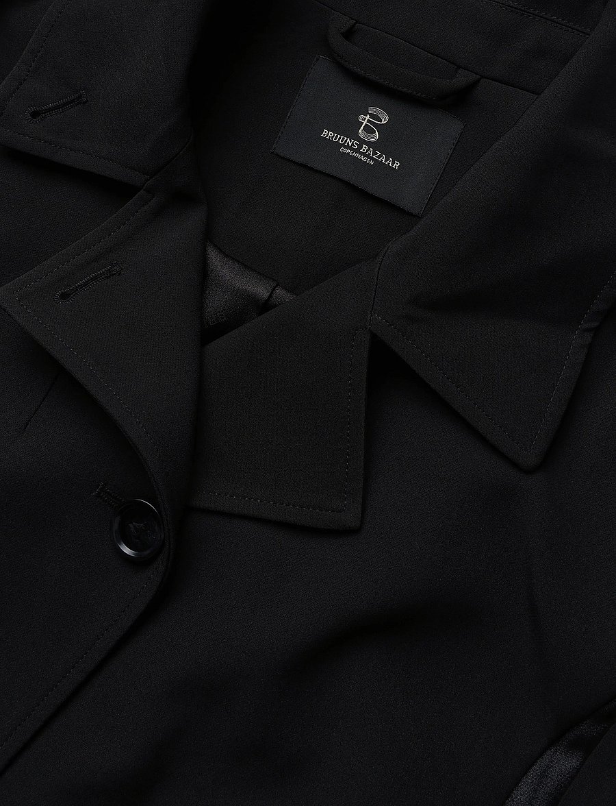Bruuns Bazaar - RubySusBBLita waistcoat - Ülikonna vestid - black - 2