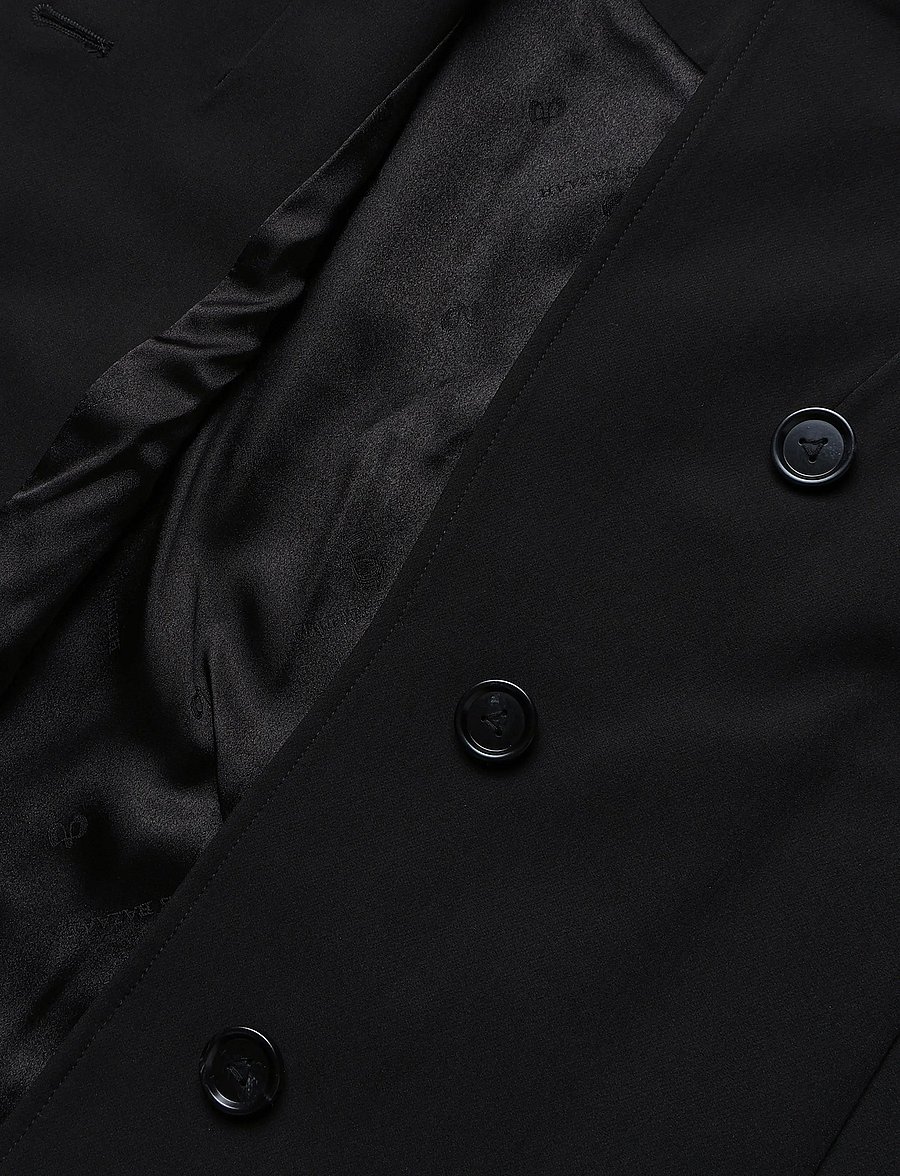 Bruuns Bazaar - RubySusBBLita waistcoat - Ülikonna vestid - black - 4