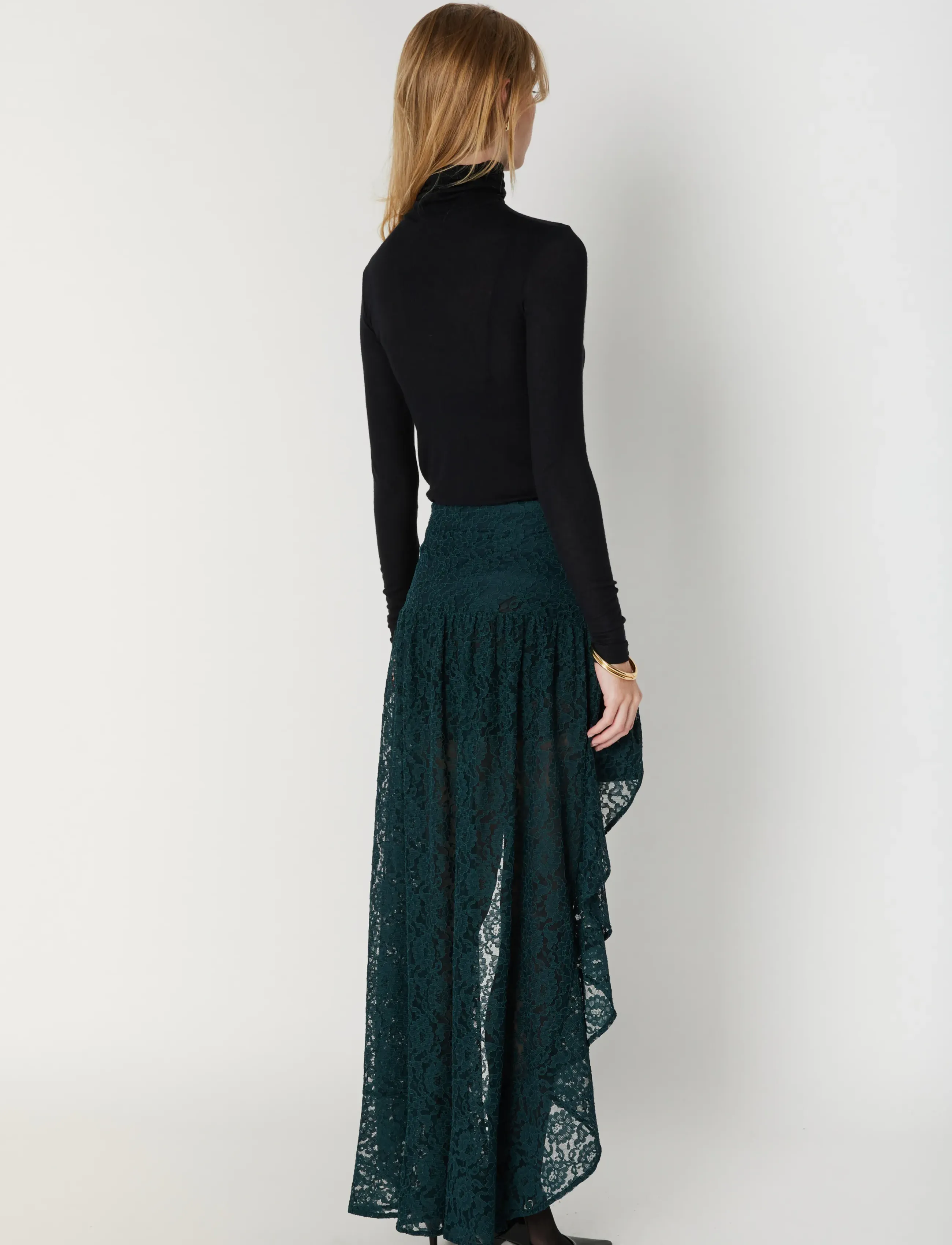 Bruuns Bazaar - DoreaBBIxora skirt - maxi skirts - dark green - 5