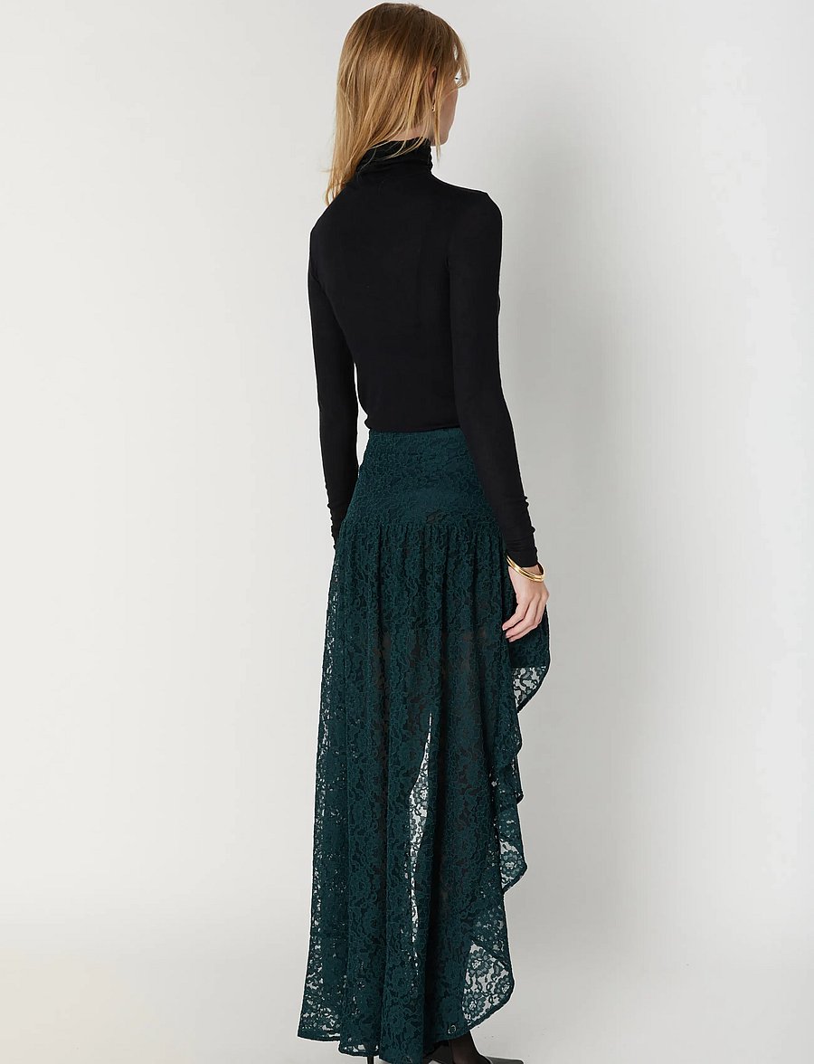 Bruuns Bazaar - DoreaBBIxora skirt - maxi röcke - dark green - 5