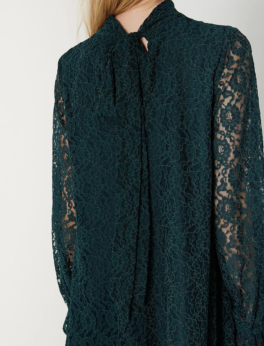 Green Rooftop With Pool Bruuns Bazaar Doreabbregina Dress (Dark Green/Vihreä) - 199.95 ...
