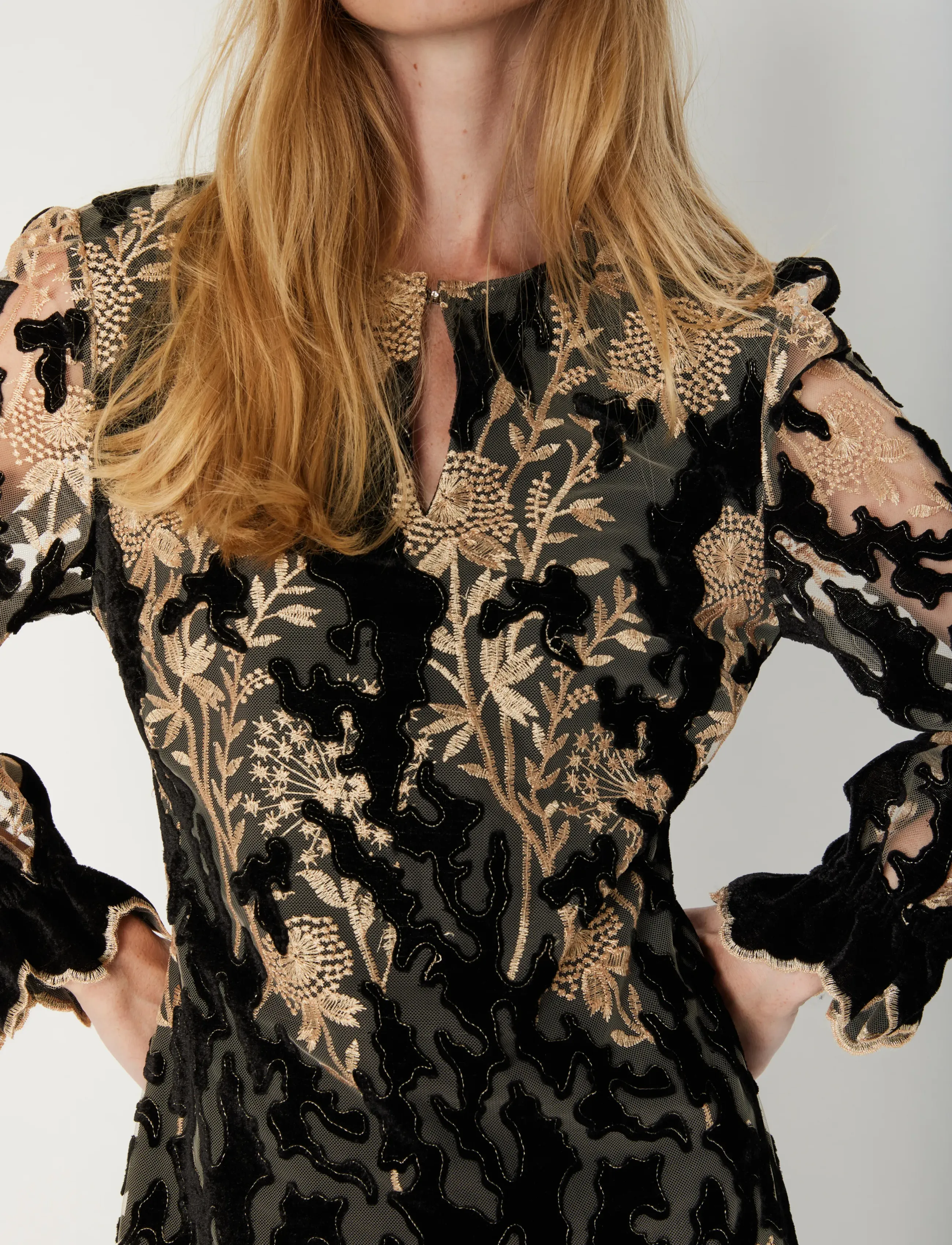Bruuns Bazaar - HydriaBBKela dress - cocktailklänningar - black / gold - 3