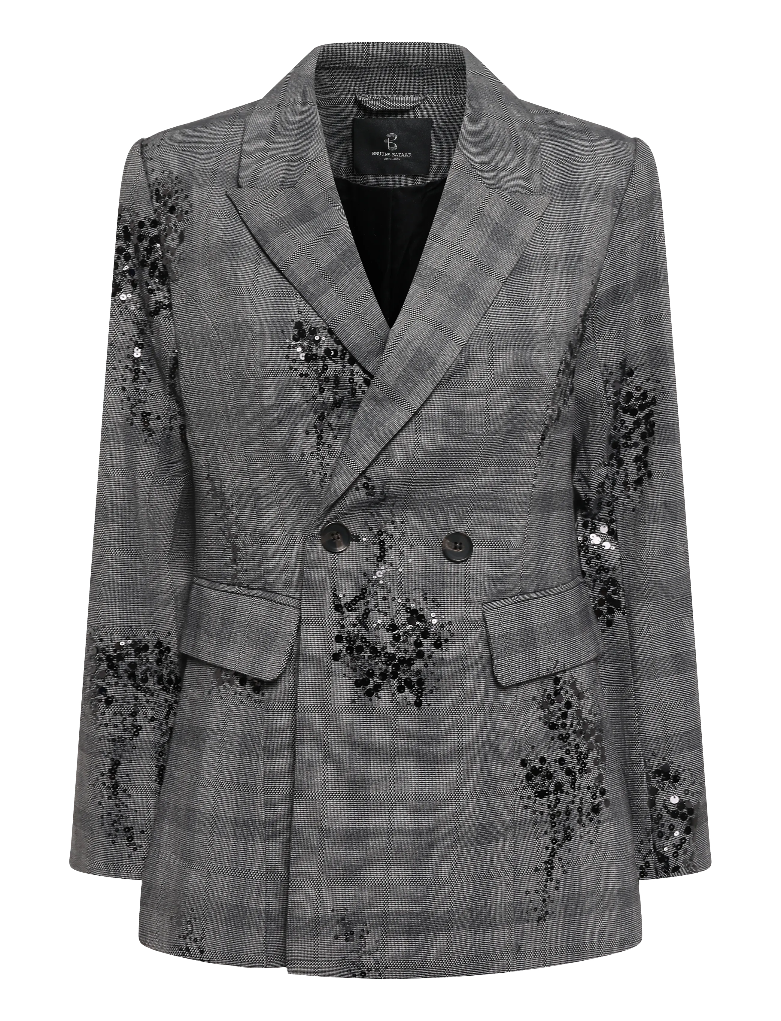 Bruuns Bazaar StachysBBTuxana blazer - Nordischer Stil - DARK CHECK / grey