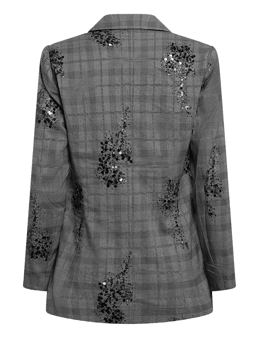 Bruuns Bazaar - StachysBBTuxana blazer - dark check - 1