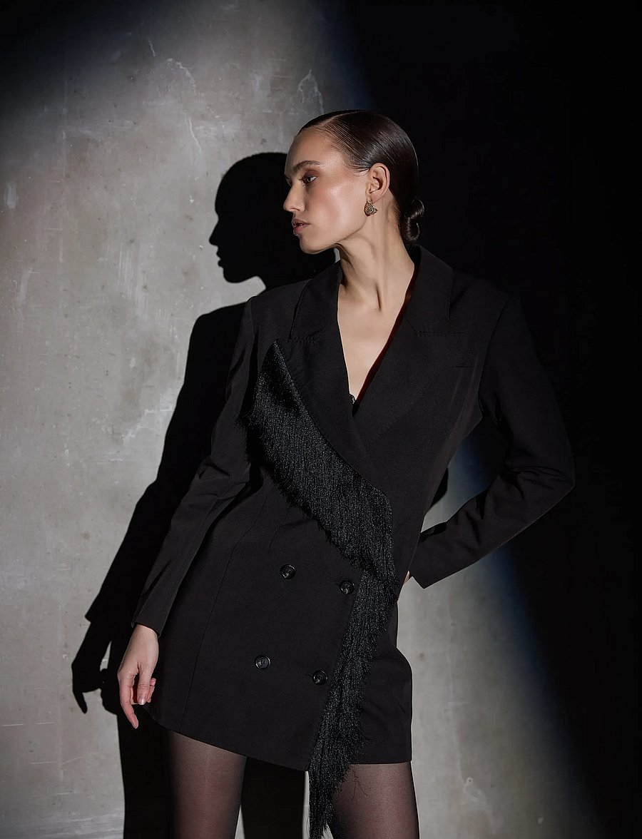 Bruuns Bazaar - HyphaBBFreja dress - korta klänningar - black - 0