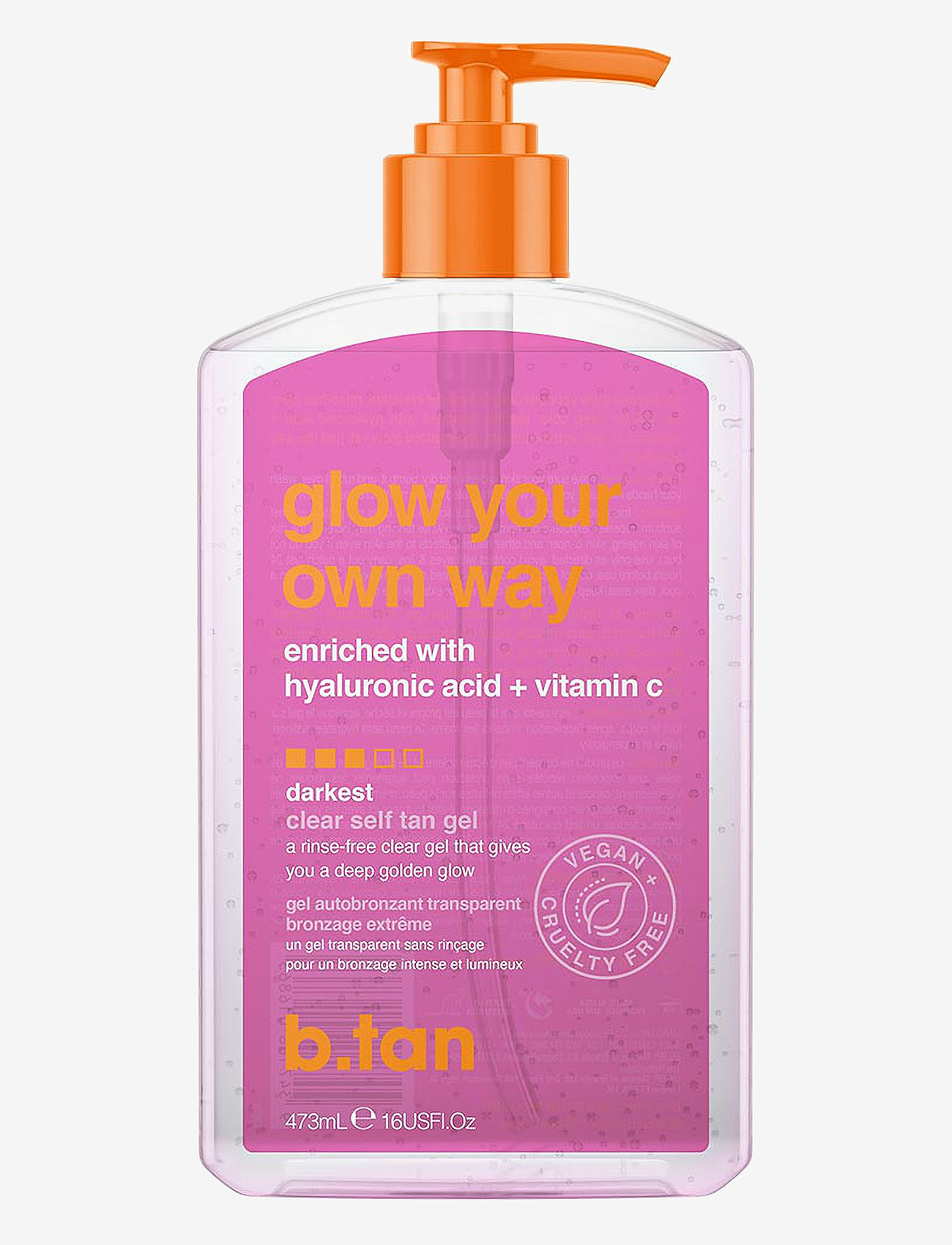 B.Tan - Glow Your Own Way Clear Self Tan Gel - lotion - no color - 0
