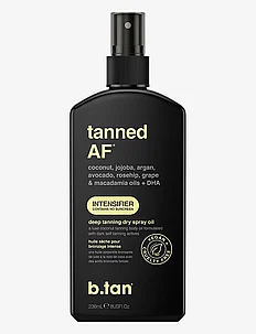Tanned AF Intensifier Deep Tanning Dry Spray Oil, B.Tan