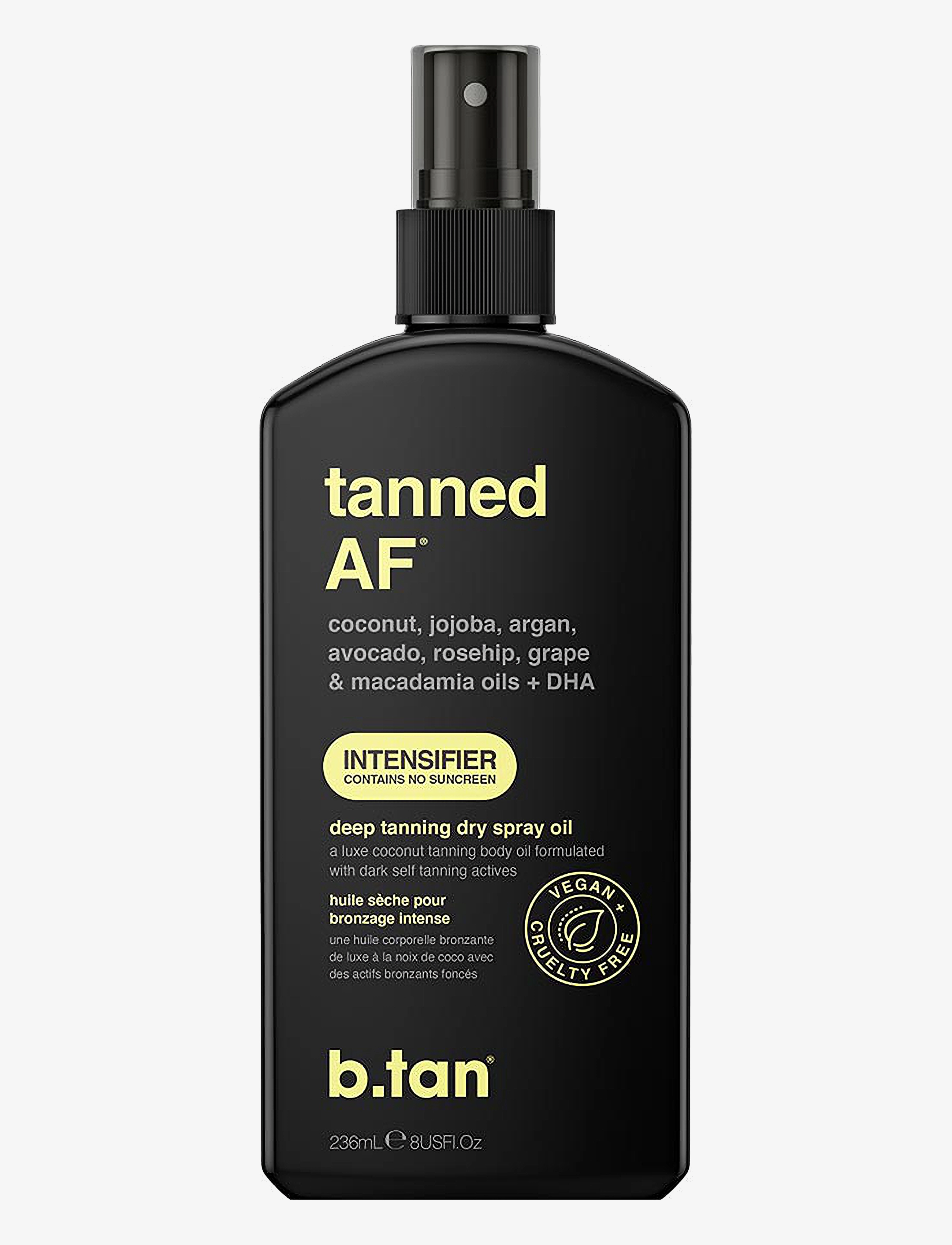 B.Tan Tanned AF Intensifier Deep Tanning Dry Spray Oil - Selvbrunere - NO COLOR / undefined