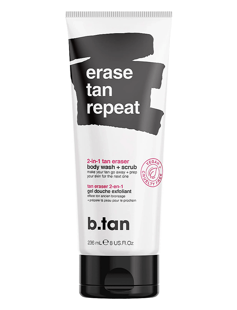 B.Tan - Erase Tan Repeat - 2-in-1 Bodywash + Scrub - päevitamine - no color - 0