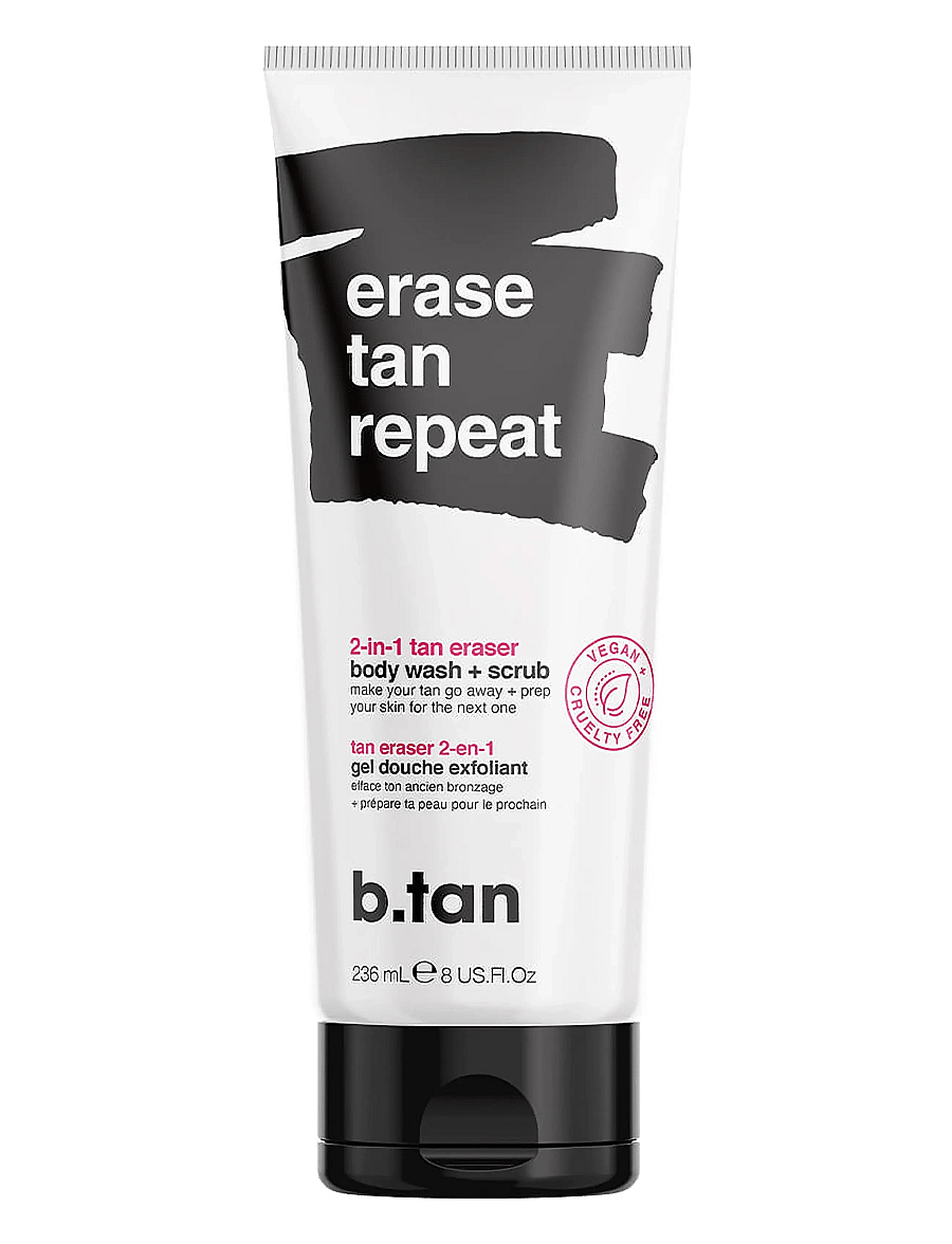 B.Tan - Erase Tan Repeat - 2-in-1 Bodywash + Scrub - päevitamine - no color - 0