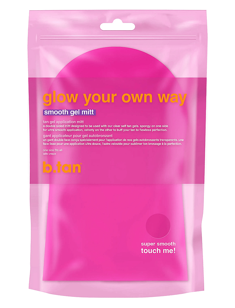 B.Tan - Glow Your Own Way Smooth Gel Mitt (Pink) - kreem - no color - 0