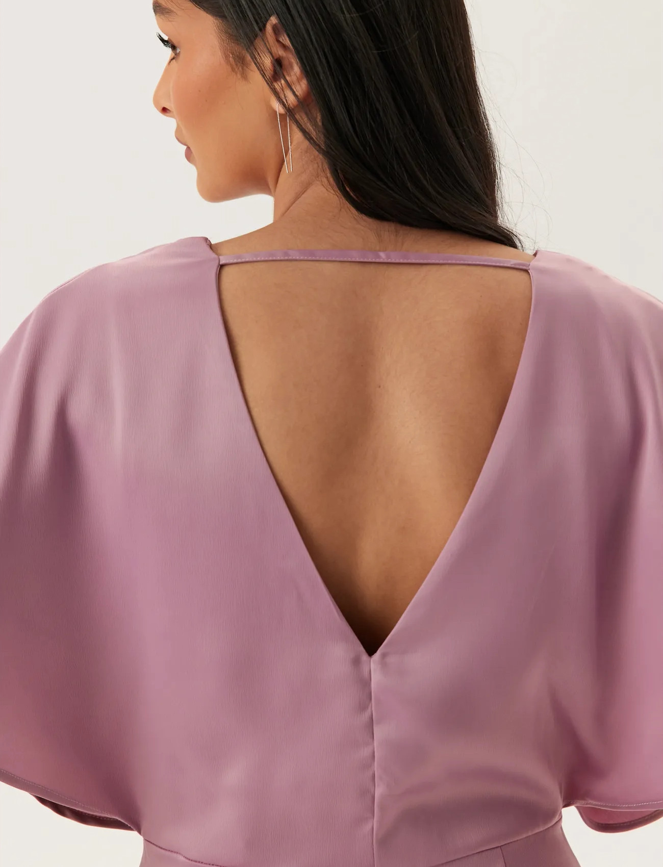 Bubbleroom Occasion Wrap Satin Gown omlottklänningar dam – bild 10