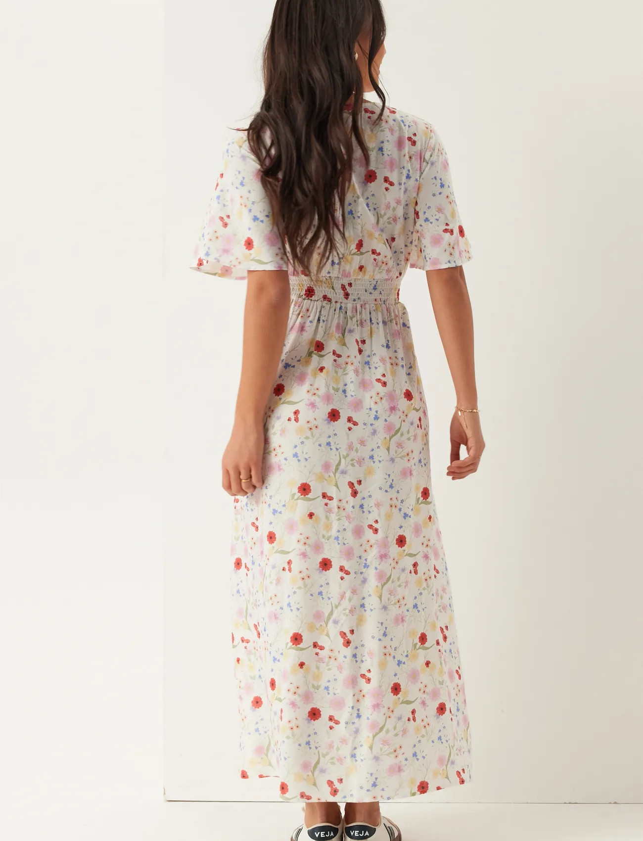 BUBBLEROOM Butterfly Sleeve Viscose Maxi Dress maxiklänningar dam – bild 9
