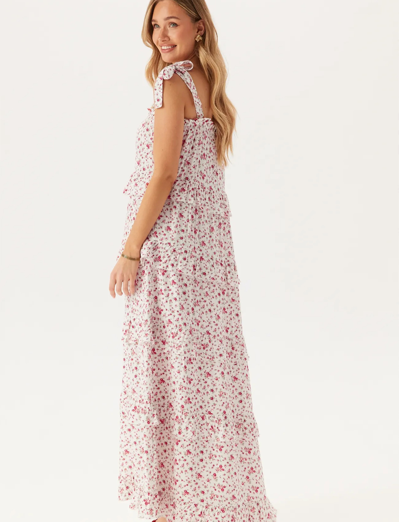 BUBBLEROOM Frill Maxi Viscose Dress klänningar dam – bild 7