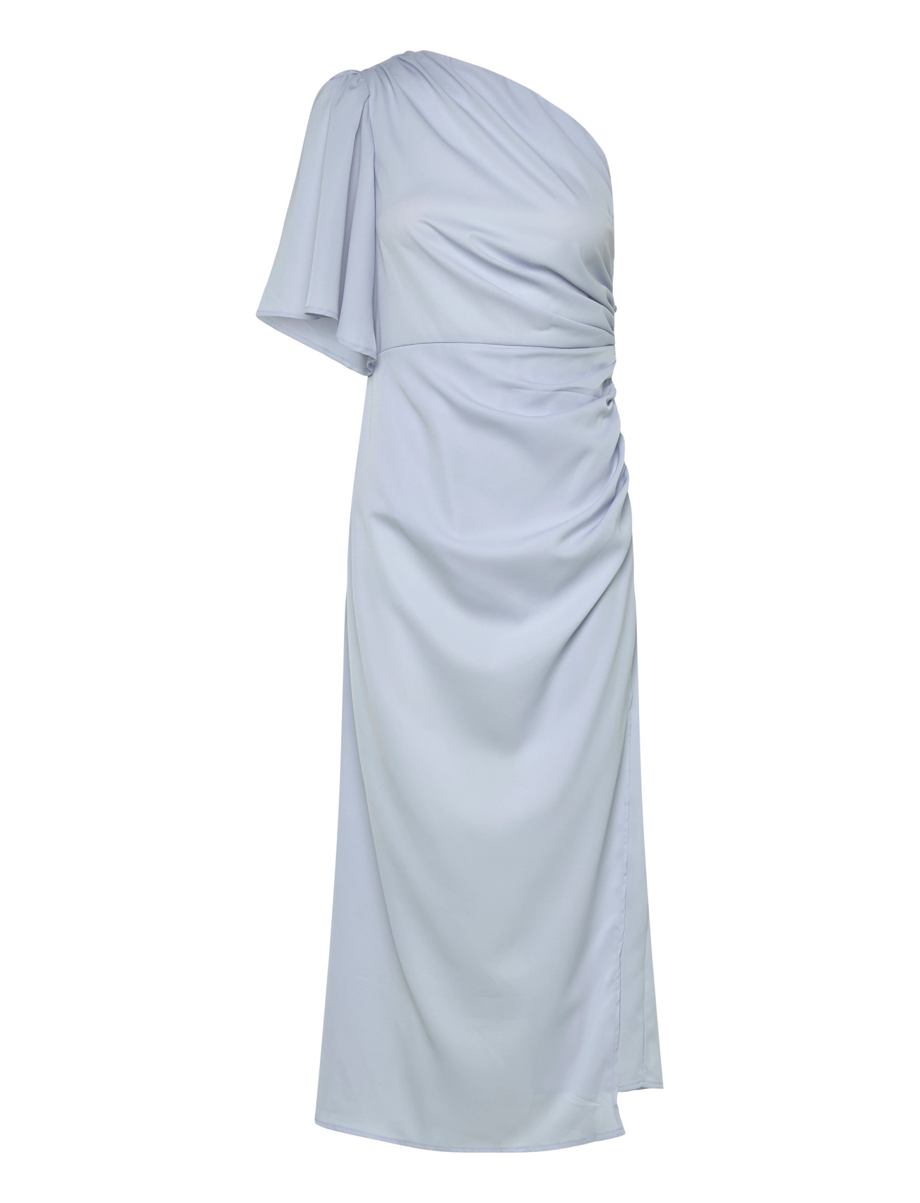 Bubbleroom Occasion Ruched One Shoulder Midi Dress festklänningar dam – bild 5