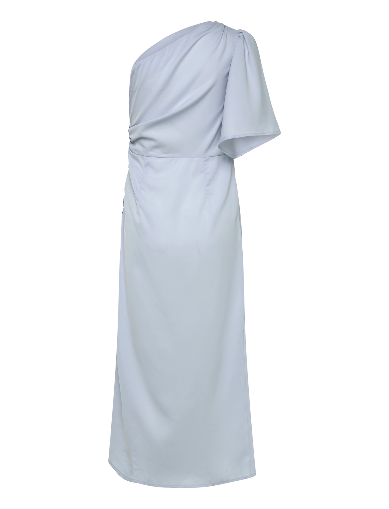 Bubbleroom Occasion Ruched One Shoulder Midi Dress festklänningar dam – bild 6