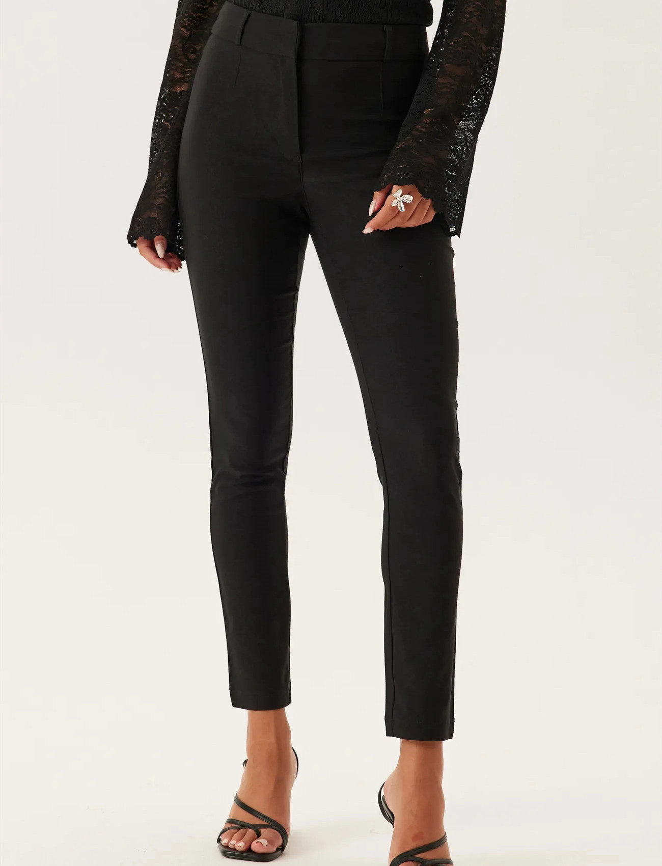 BUBBLEROOM Stretchy Ankle Push-Up Trousers kostymbyxor dam – bild 6