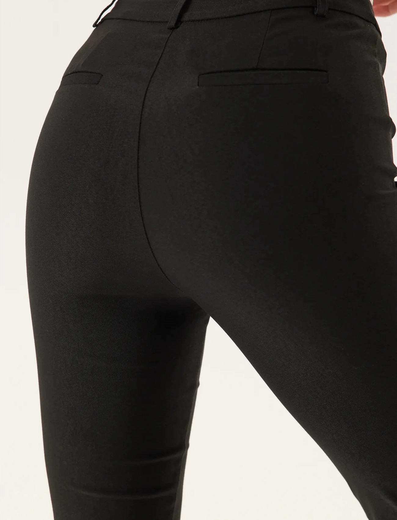 BUBBLEROOM High Waist Stretchy Cropped Slit Trousers byxor dam – bild 9
