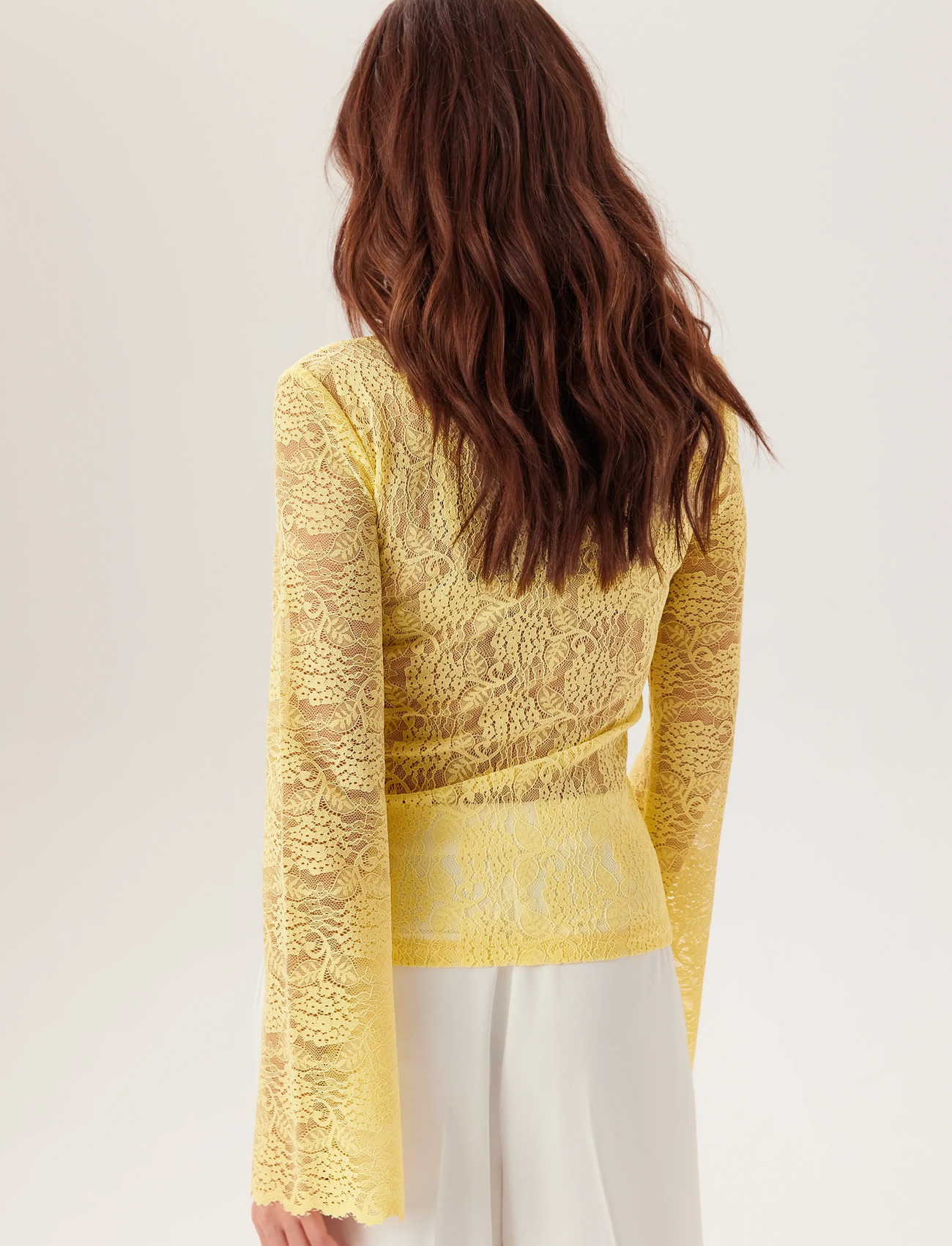 BUBBLEROOM Long Sleeve Lace Top toppar dam – bild 7