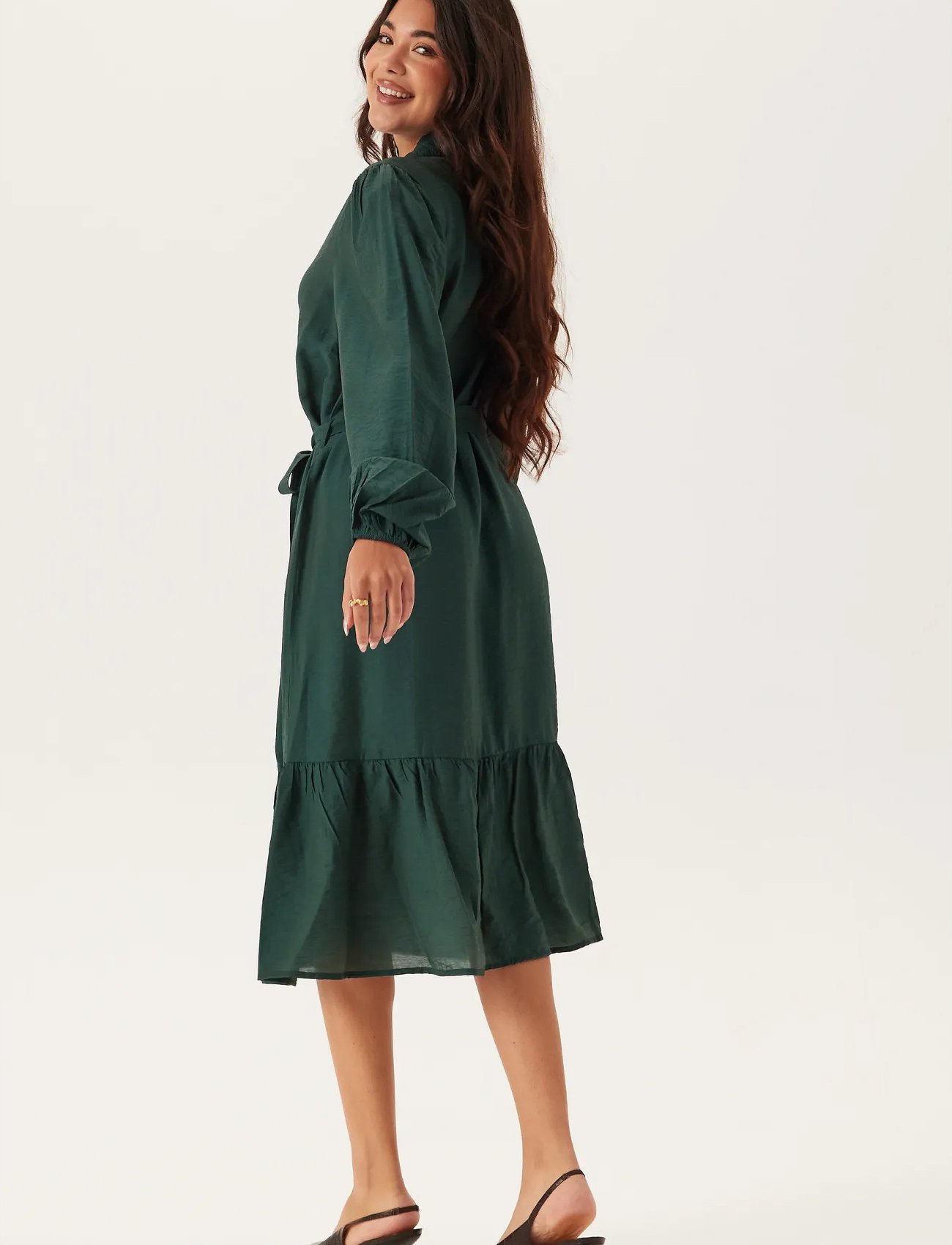 Happy Holly Midi Shirt Dress midiklänningar dam – bild 8