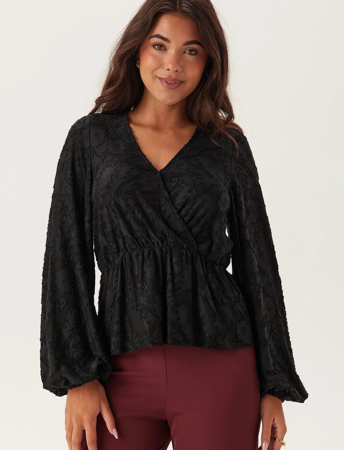 Happy Holly Structure Floral Top toppar dam – bild 10