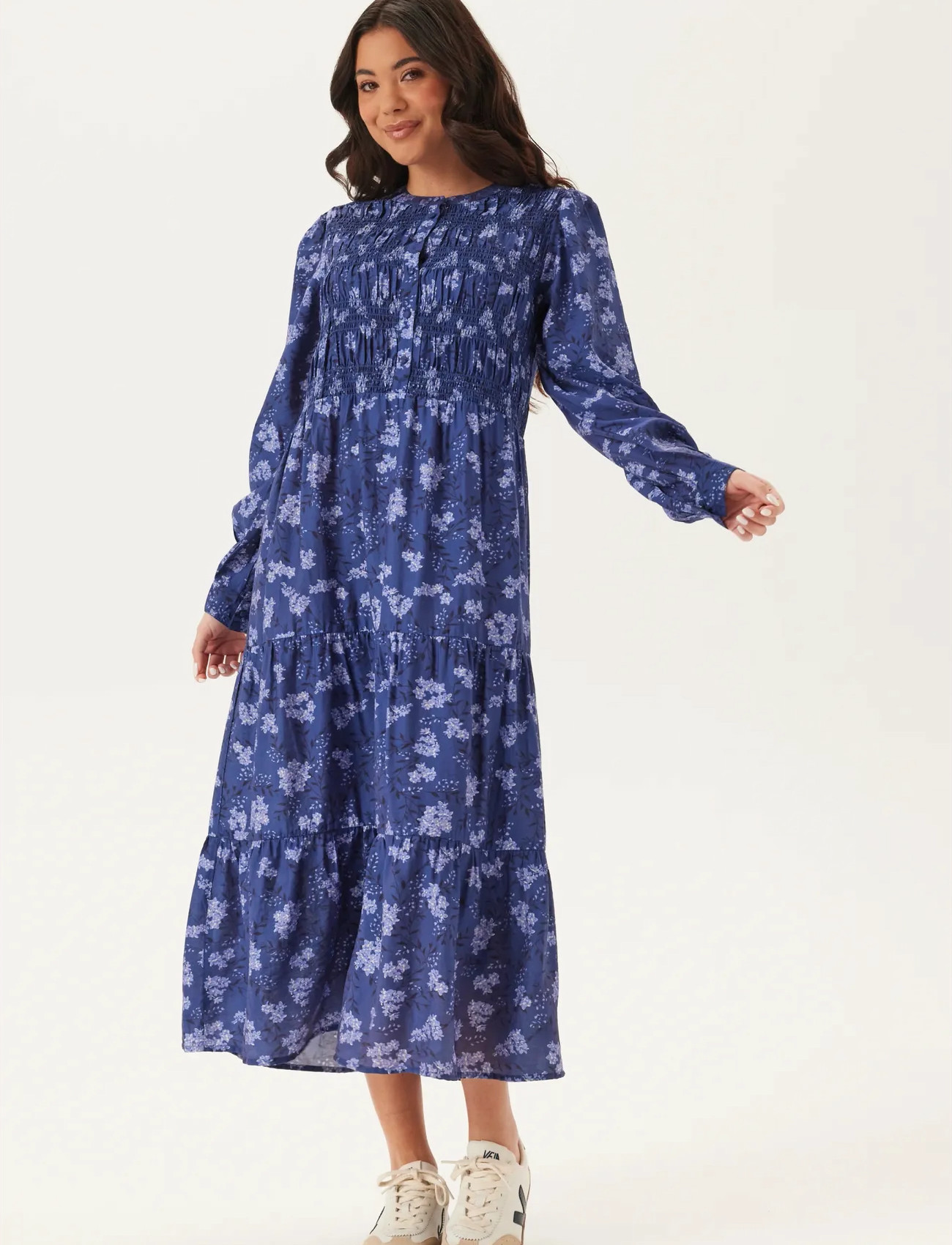 Happy Holly Smock Midi Dress midiklänningar dam – bild 5