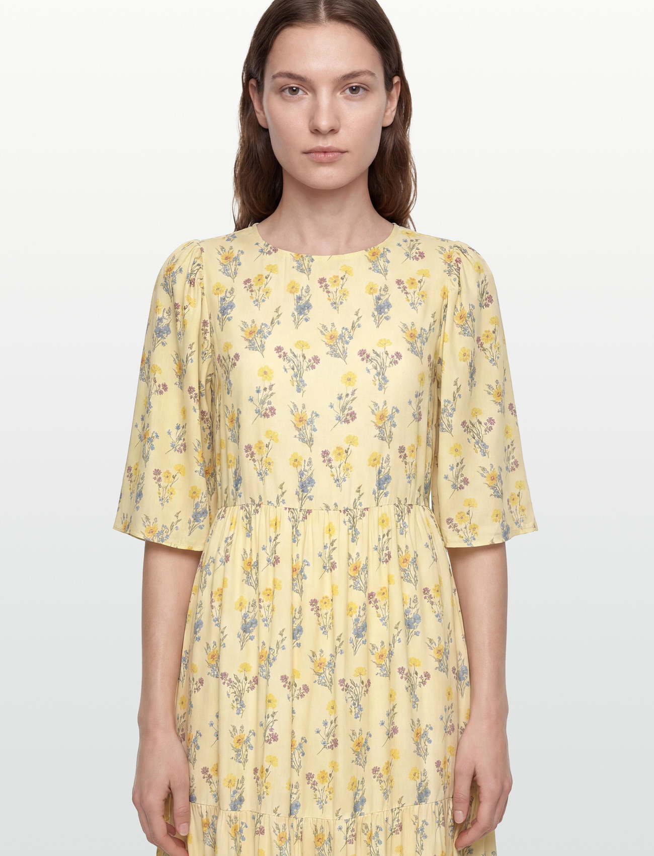 BUBBLEROOM Butterfly Sleeve Maxi Dress maxiklänningar dam – bild 7