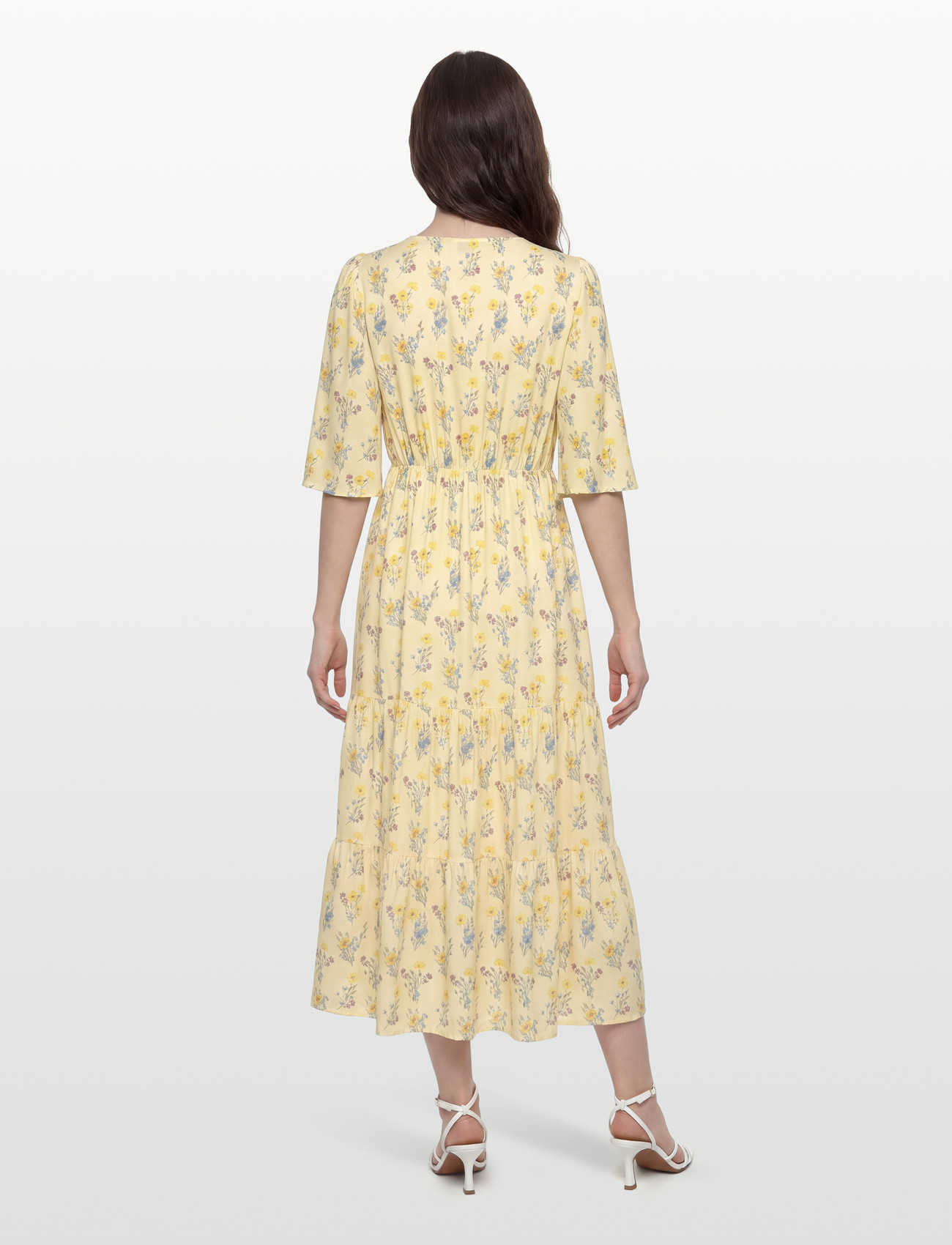 BUBBLEROOM Butterfly Sleeve Maxi Dress maxiklänningar dam – bild 8