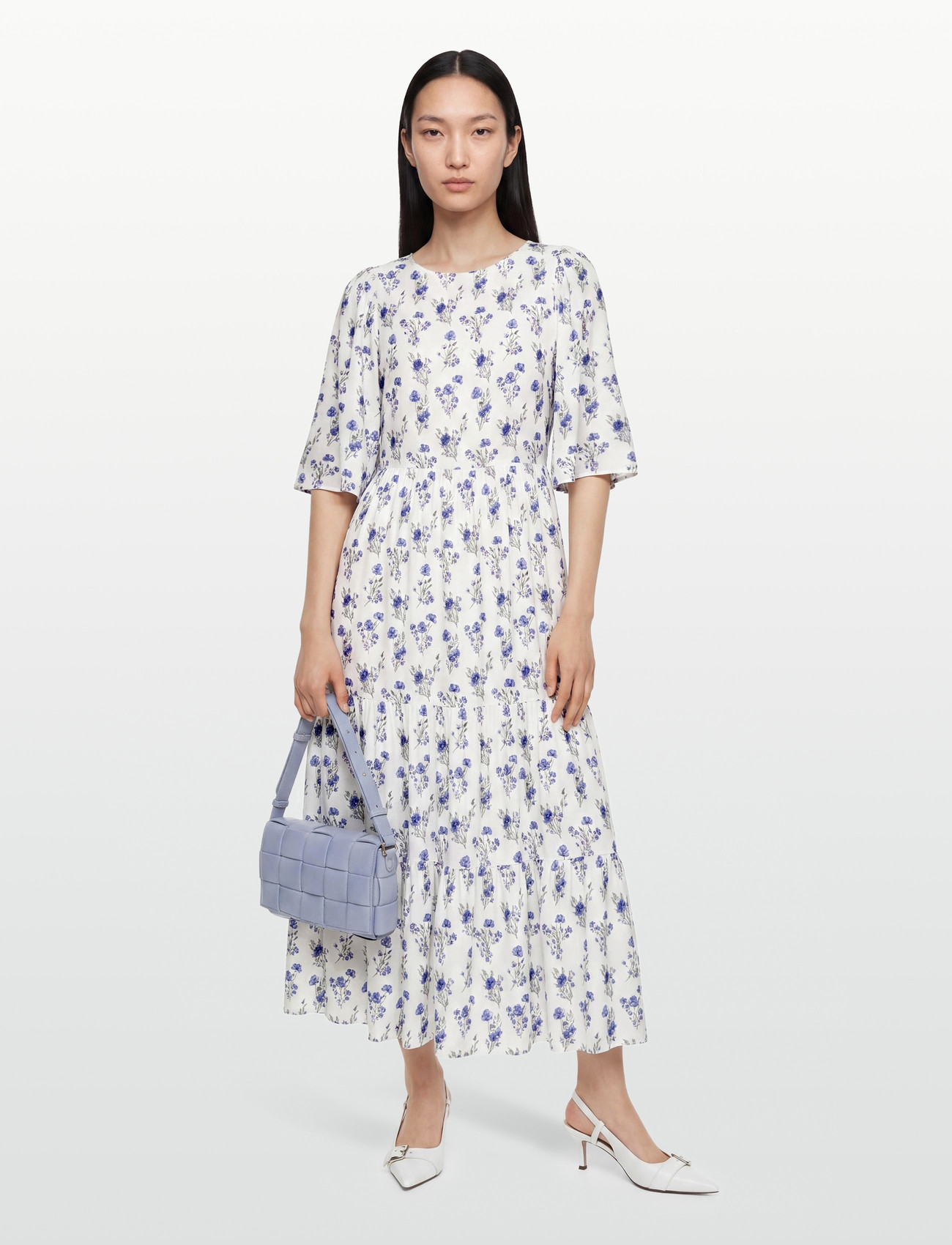 BUBBLEROOM Butterfly Sleeve Maxi Dress maxiklänningar dam – bild 5