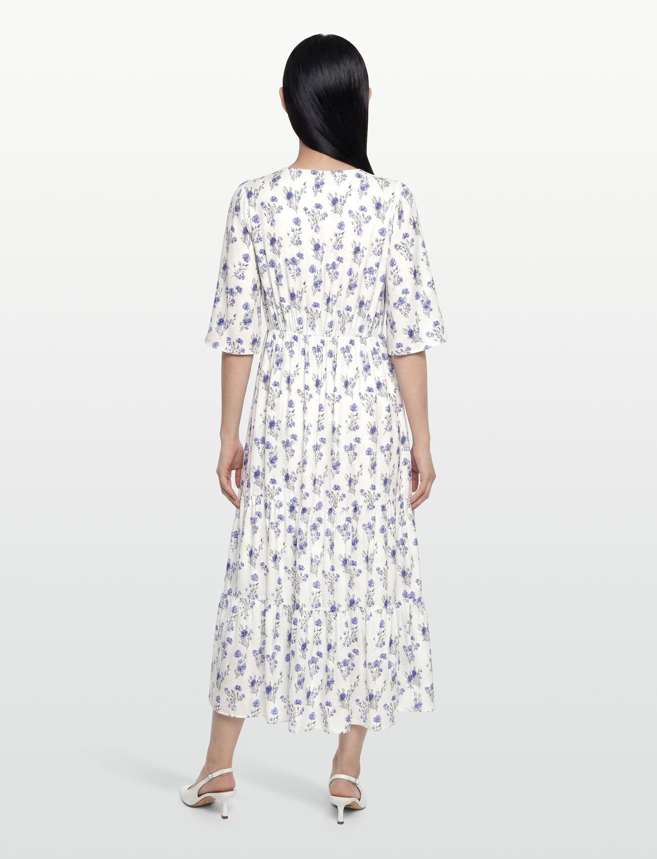 BUBBLEROOM Butterfly Sleeve Maxi Dress maxiklänningar dam – bild 7