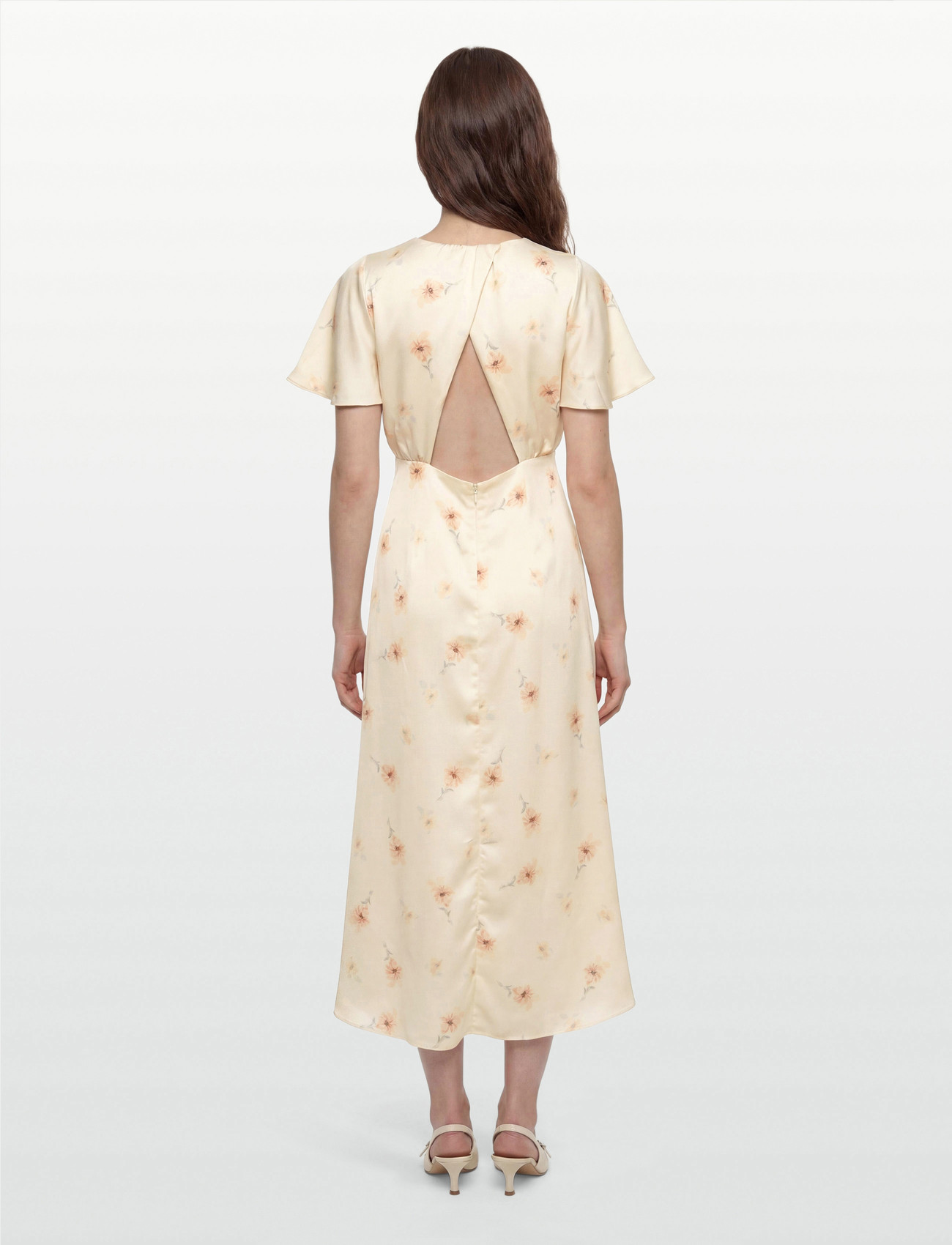 Bubbleroom Occasion Butterfly Sleeve Ankle Dress maxiklänningar dam – bild 7