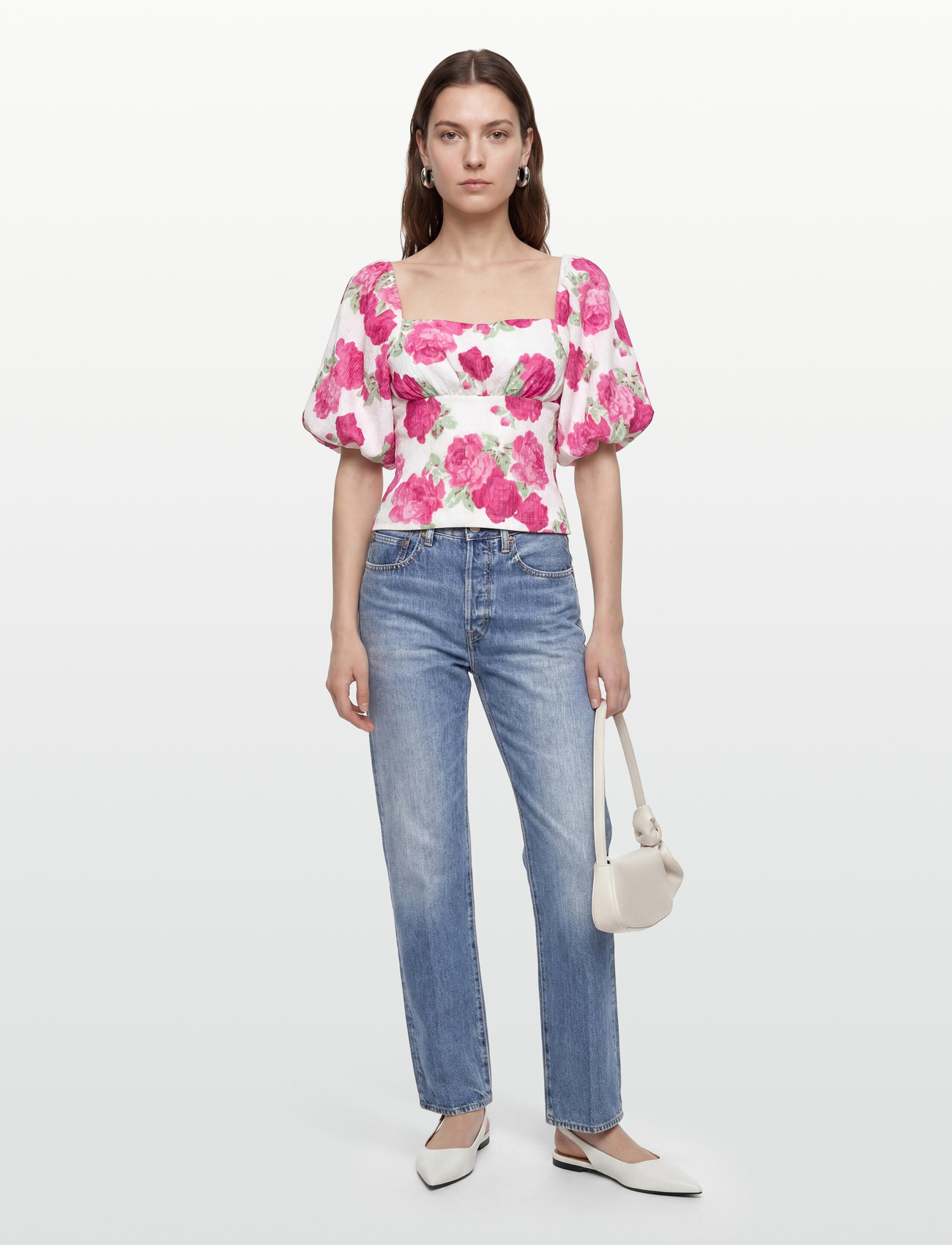 BUBBLEROOM Volume Sleeve Top toppar dam – bild 5
