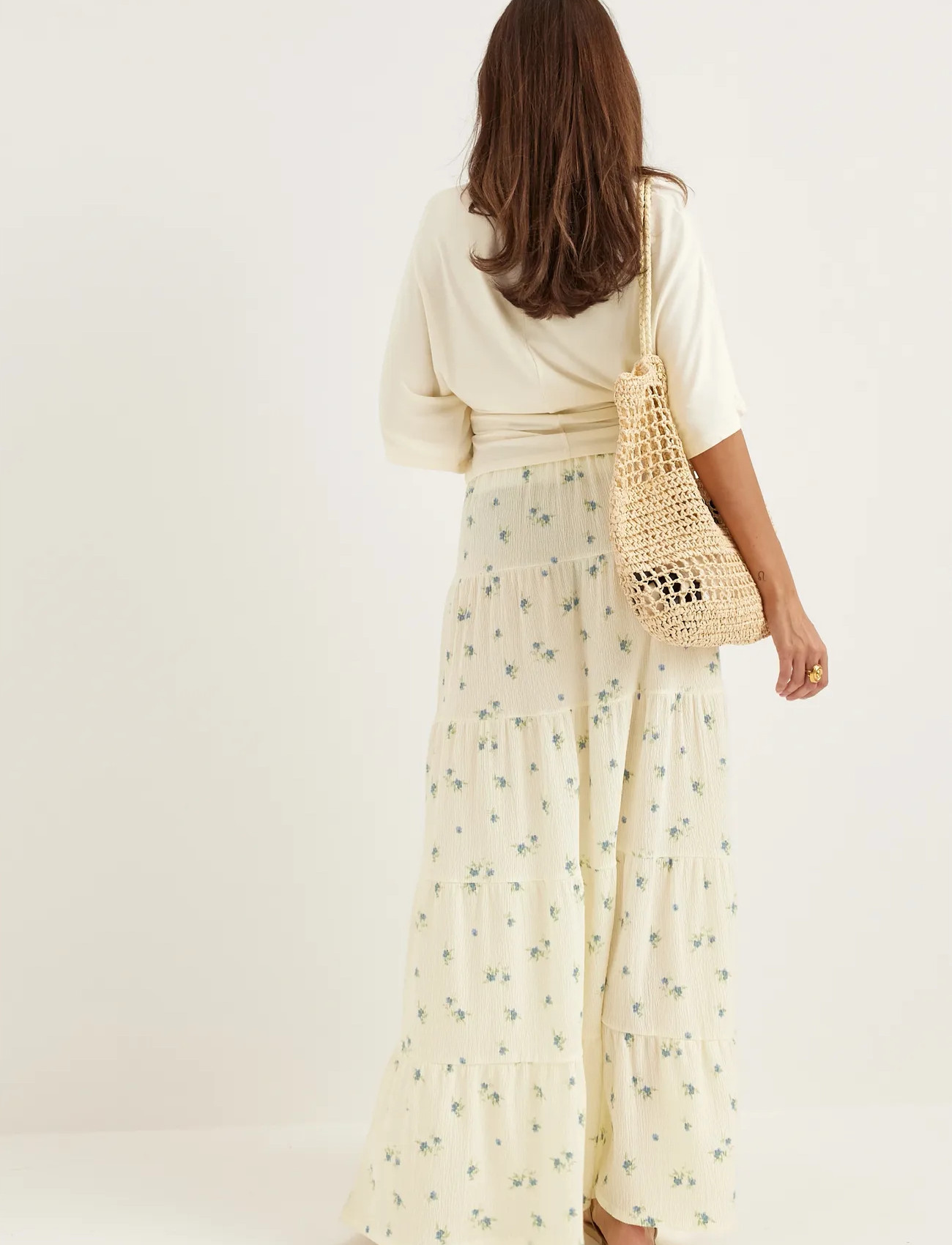 BUBBLEROOM Flounce Maxi Skirt maxikjolar dam – bild 9