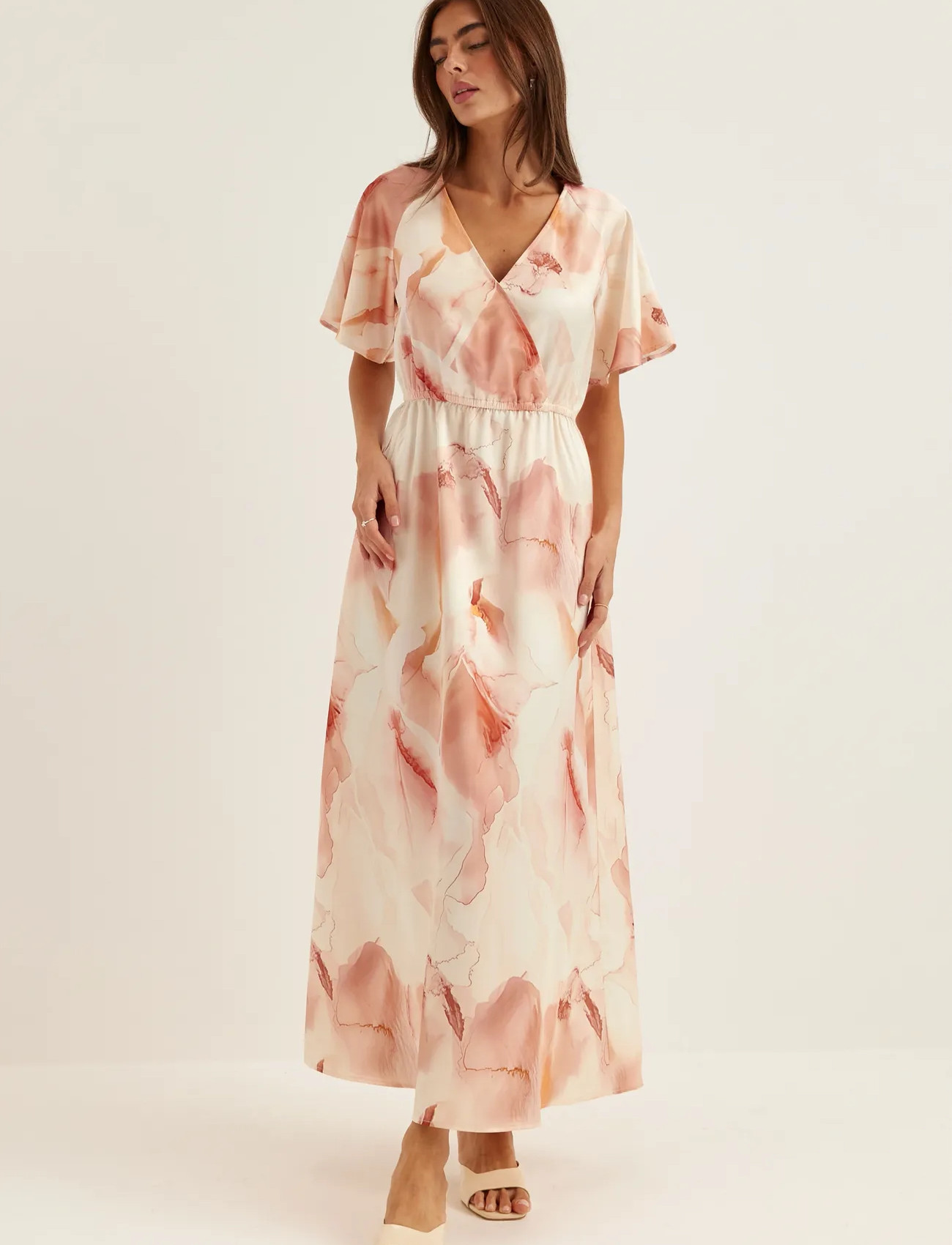 BUBBLEROOM Satin Maxi Dress maxiklänningar dam – bild 8