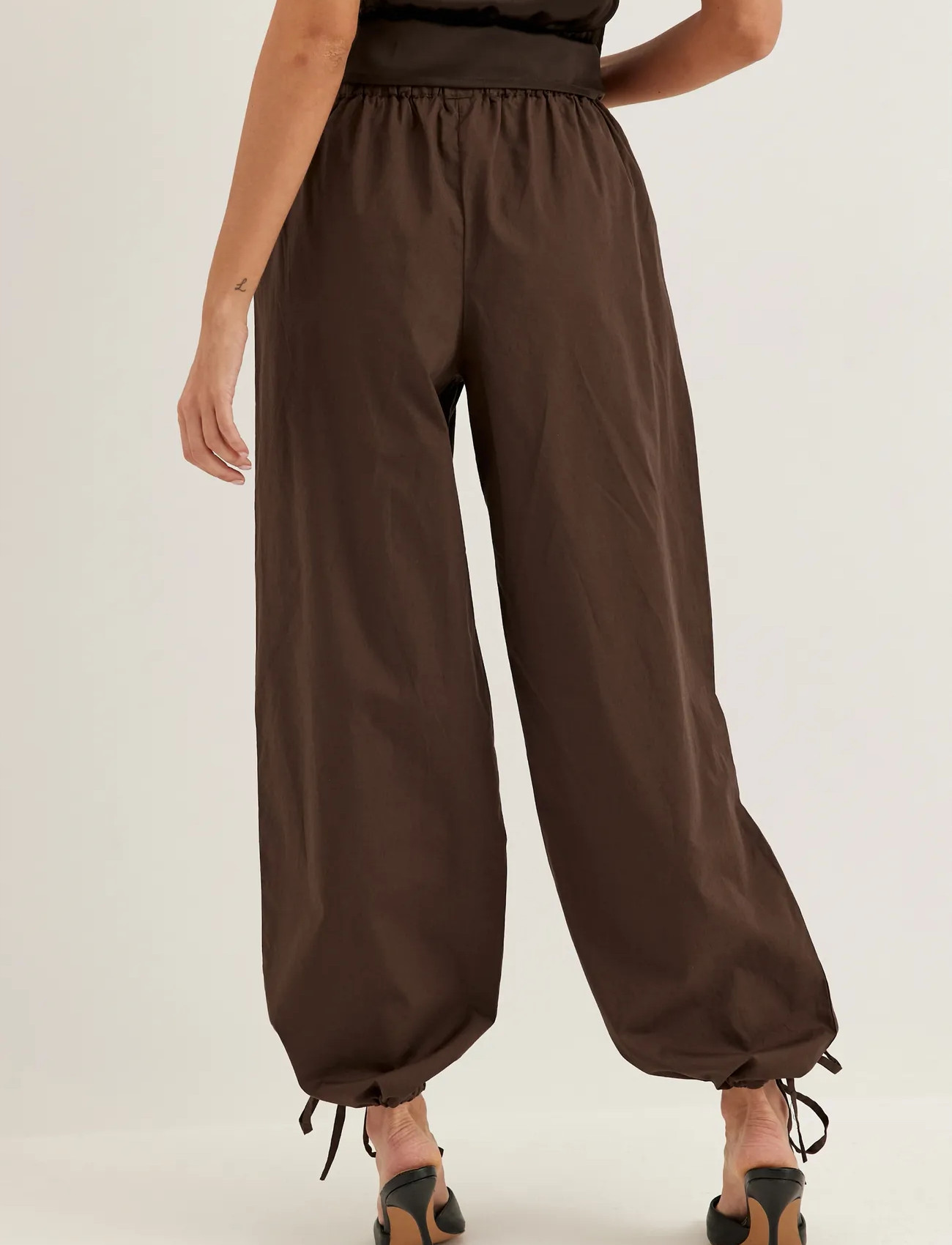 Tie Detail Cotton Trousers 7