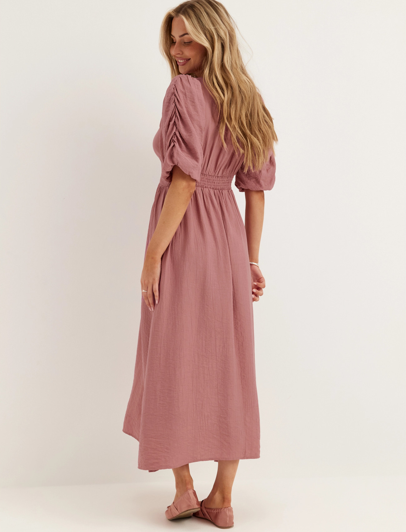 BUBBLEROOM Short Sleeve Dress maxiklänningar dam – bild 6