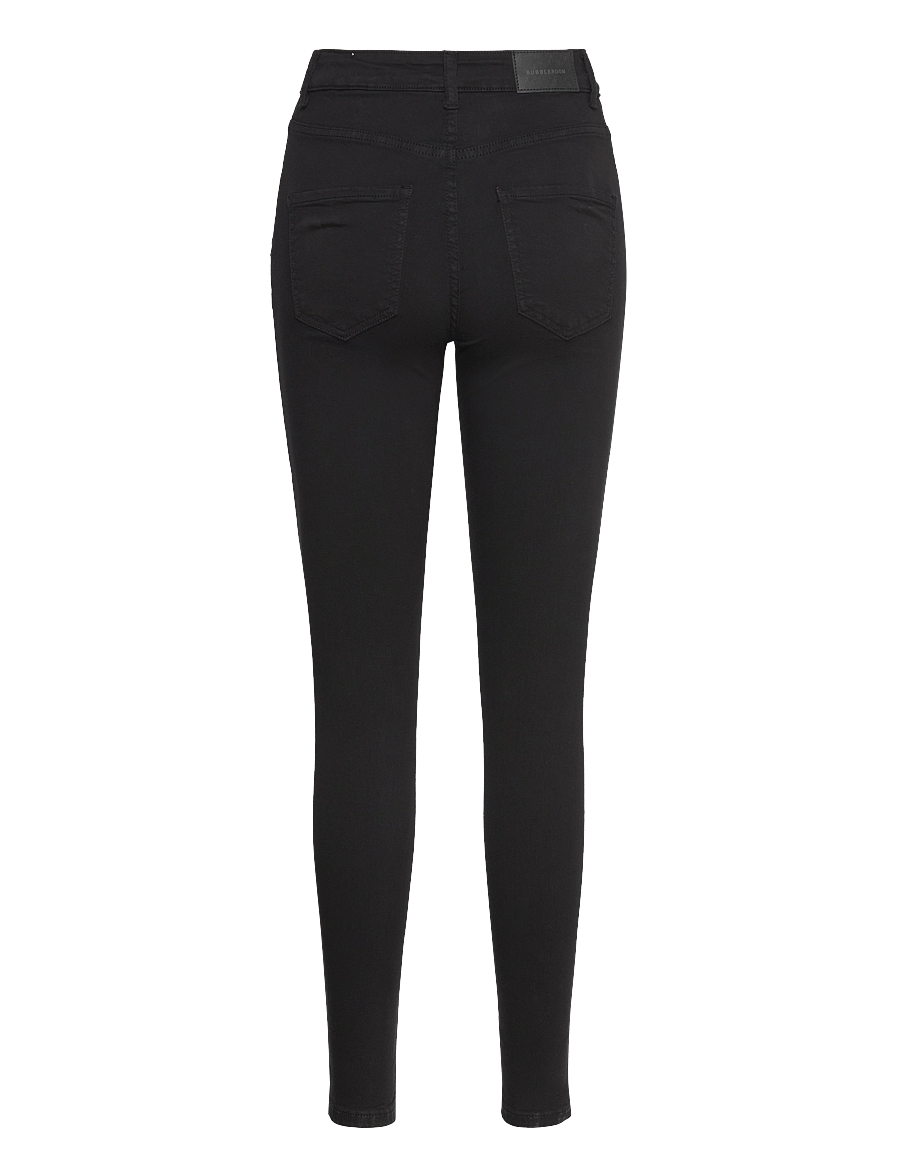 Bubbleroom - Adina Highwaist Jeans - black - 1