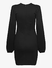 Bubbleroom - Idalina Puff Sleeve Dress - liibuvad kleidid - black - 1