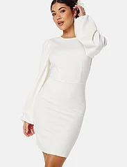Bubbleroom - Idalina Puff Sleeve Dress - white - 2