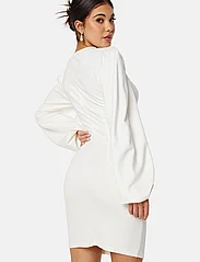Bubbleroom - Idalina Puff Sleeve Dress - white - 4