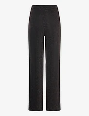 Bubbleroom - Petronella sparkling trousers - laia säärega püksid - black/gold - 2