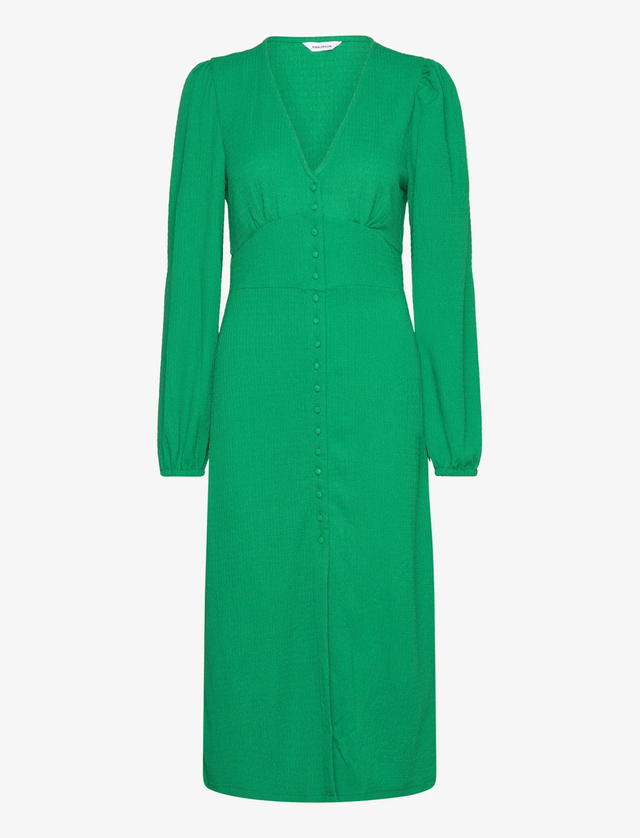 Bubbleroom - Lova Structure Dress - vidutinio ilgio suknelės - green - 0