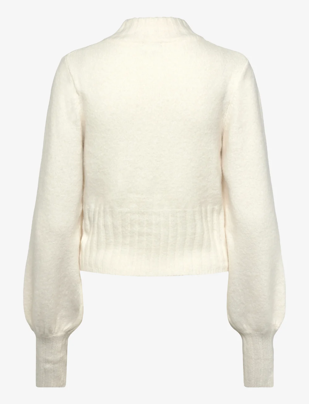 Bubbleroom - Volume Sleeve Knitted Sweater - pullover - offwhite - 2