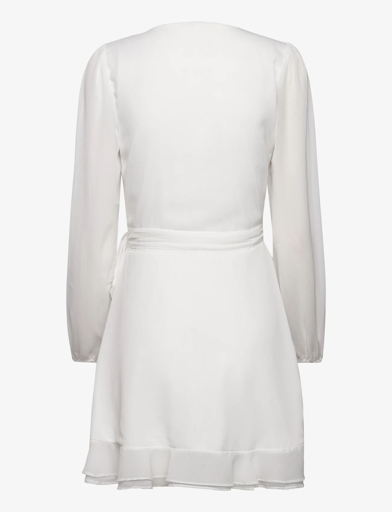Bubbleroom - Kaira Chiffon Dress - krótkie sukienki - white - 1