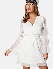 Bubbleroom - Alina Frill Dress - zomerjurken - white - 5