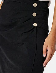 Bubbleroom - Matilde Midi Button Skirt - laveste priser - black - 5