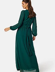 Bubbleroom - Isobel Long sleeve Gown - maxikjoler - dark green - 3